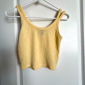Forever 21. Yellow crop top tank